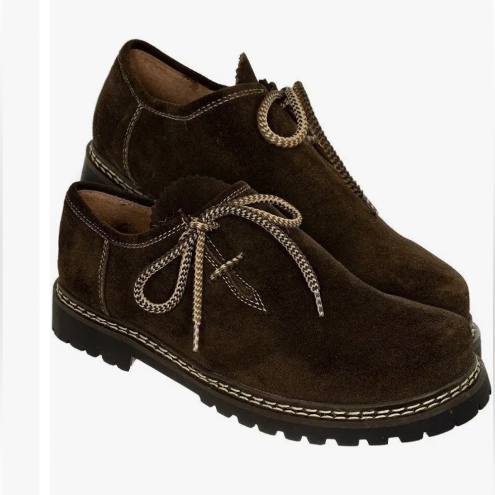 Country Maddox Julian Mens Brown Suede Side Lace Traditional Shoes/ 41  (8-8.5)